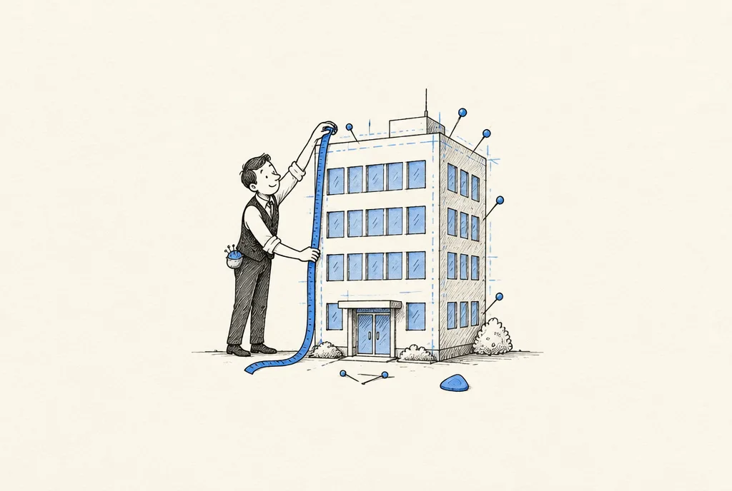A sketch that explains: Built around your operation
