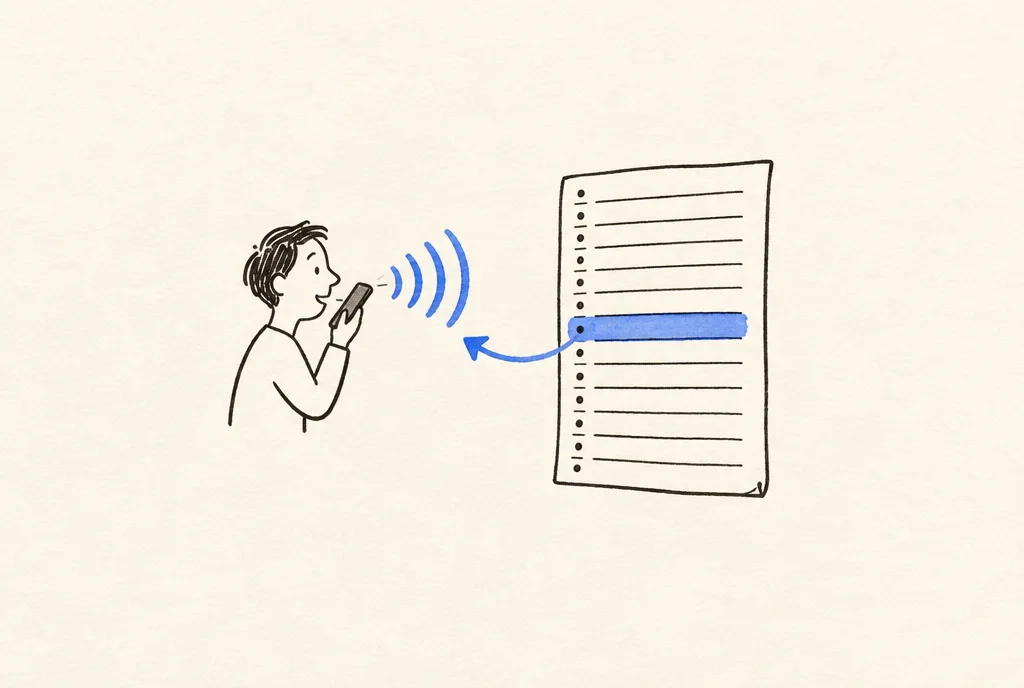 A sketch that explains: The talking agent