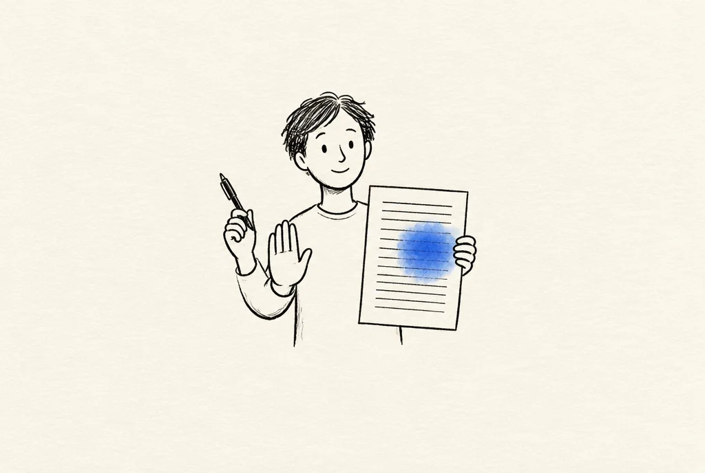 A sketch that explains: It refuses to guess