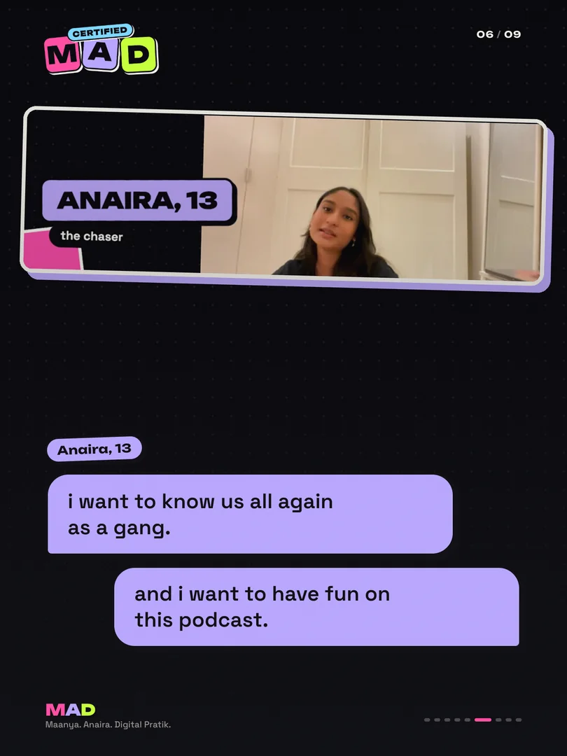 We binned episode 1, slide 6 of 9