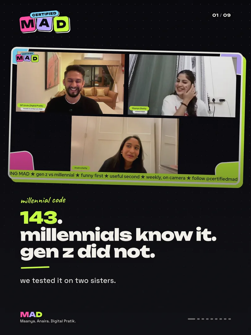 143, the millennial code, slide 1 of 9