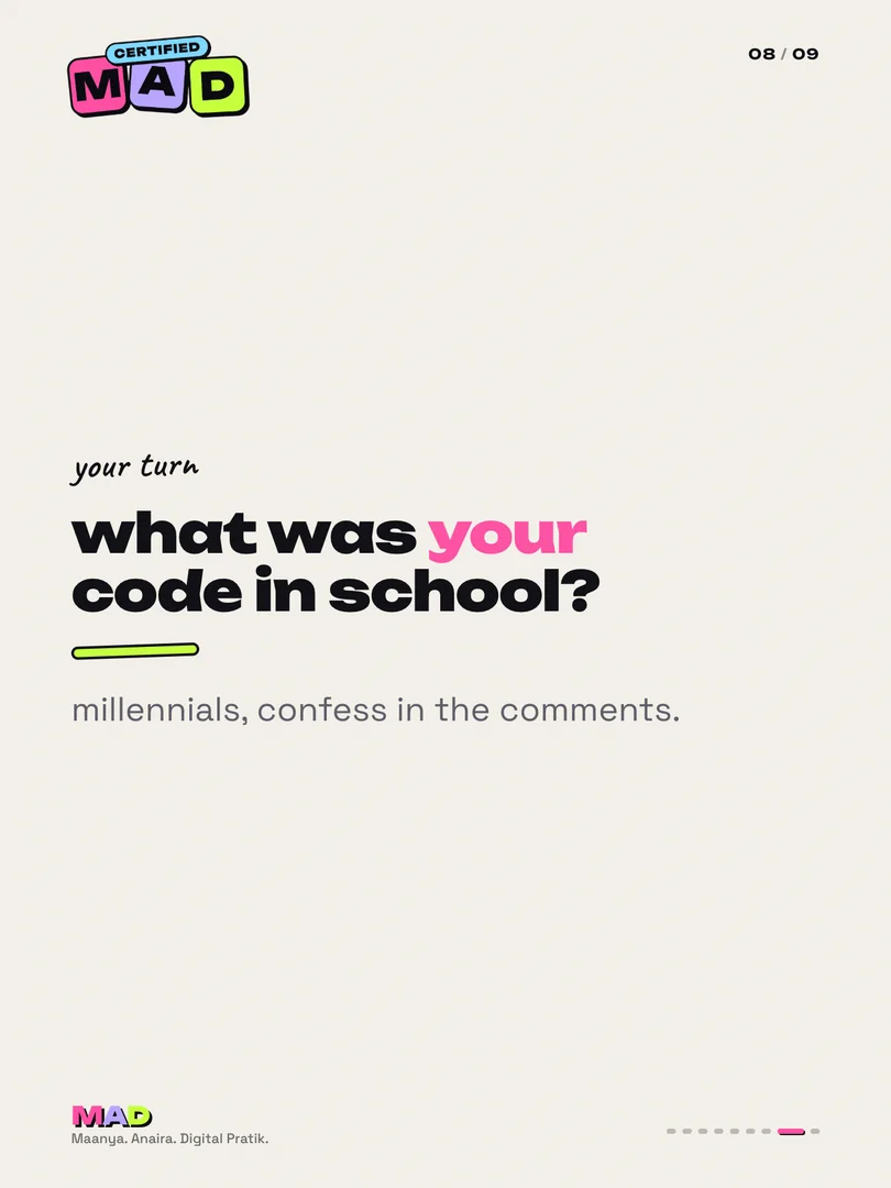 143, the millennial code, slide 8 of 9