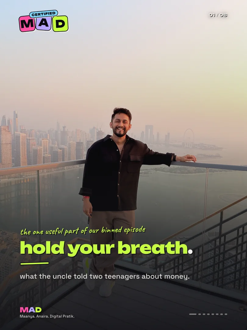 Hold your breath, slide 1 of 8
